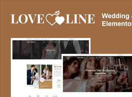 Loveline – Wedding & Wedding Planner Elementor Pro Template Kit