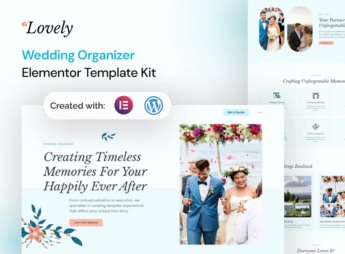 Lovely – Wedding Organizer Elementor Template Kit