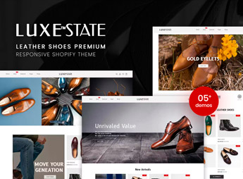 LuxeState – Leather Shoes Premium Shopify Theme