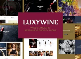 Luxywine – Wine & Vineyard Shopify Theme