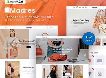 Madres – Handbags & Shopping Clothes Shopify Theme