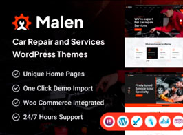 Malen – Car Service & Repair WordPress Theme
