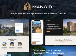 Manoir – Single Property & Apartment WordPress Theme