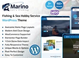Marino – Fishing & Sea Hobby WordPress Theme