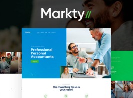 Markty – SMM & Marketing WordPress Theme