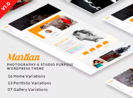 Martian | Photography & Studio Purpose WordPress Theme