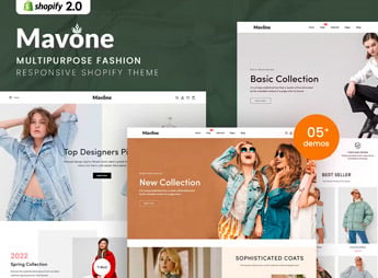 Mavone – Multipurpose Shopify Theme for Fashion