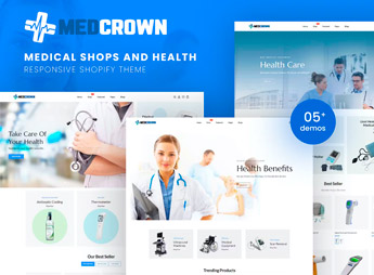 Medcrown – Medical Responsive Shopify Theme