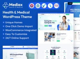 Mediax – Health & Medical WordPress Theme