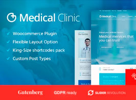 Medical Clinic – Doctor and Hospital Health WordPress Theme