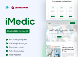 Medicly – Medical Elementor Pro Template Kit
