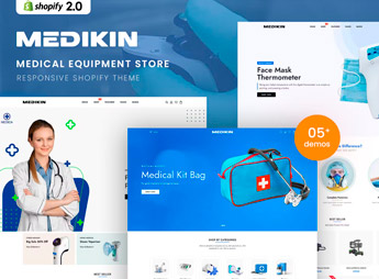 Medikin – Medical Equipment Shopify 2.0 Theme