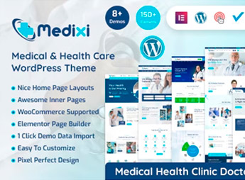Medixi – Doctor & Medical Care WordPress Theme