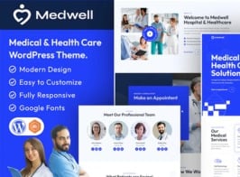 Medwell – Medical & Health Care WordPress Theme