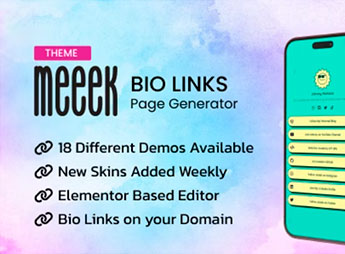 Meeek – Bio Links Builder Theme