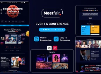Meetfair – Event & Conference Elementor Template Kit