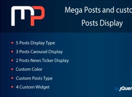 Mega Posts Display for WPBakery