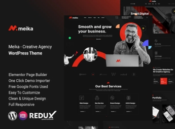 Meika – Creative Agency WordPress Theme