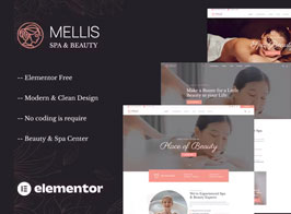 Mellis – Beauty & Spa Elementor Template Kit
