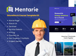 Mentarie – Solar Panel & Sustainable Energy Elementor Template Kit