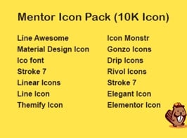Mentor Icon Pack for Beaver Page Builder