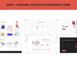 Mer’s – Personal Portfolio WordPress Theme