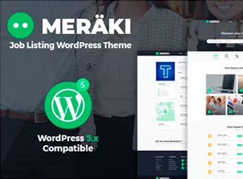 Meraki – Job Board WordPress Theme