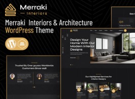 Merraki – Interiors & Architecture WordPress Theme