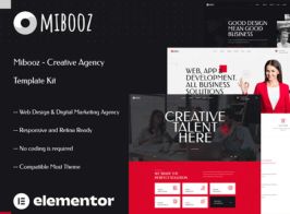Mibooz – Creative Agency Elementor Template Kit