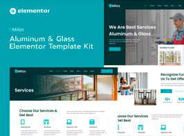 Milos – Aluminum & Glass Elementor Pro Template Kit