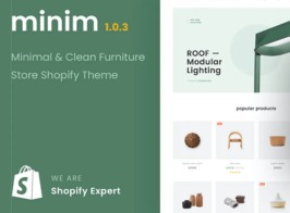 Minim – Minimal & Clean Furniture Store Shopify Theme