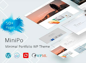 MiniPo – Multipurpose Minimal Portfolio WordPress Theme