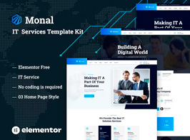 Monal – IT Service Elementor Template Kit