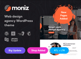 Moniz – Web Design Agency WordPress Theme
