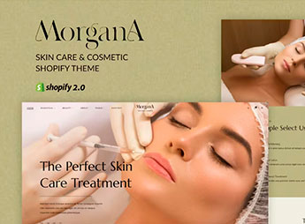 Morgana – Beauty Cosmetics Shop Shopify Store