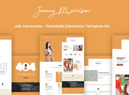 Morrison – Creative Portfolio Elementor Template Kit