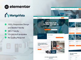 Mortgavista – Mortgage Elementor Pro Template Kit