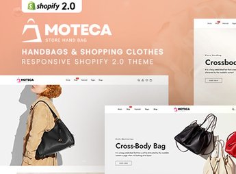 Moteca – Handbags & Shopping Clothes Responsive Shopify 2.0 Theme
