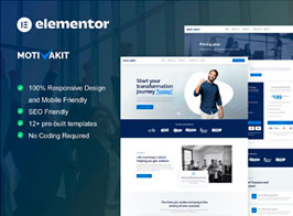 Motivakit – Life Coach & Motivator Elementor Template Kit