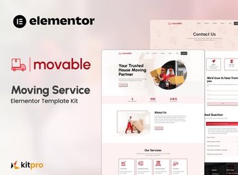 Movable – Moving Service Elementor Template Kit