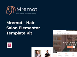 Mremot – Hair Salon Elementor Template Kit