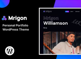 Mrigon – Personal Portfolio WordPress Theme