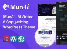 MunAi – AI Writer & Copywriting WordPress Theme