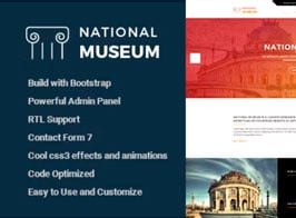Museum – Responsive WordPress Theme