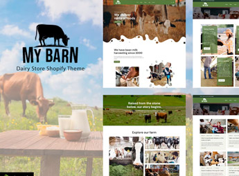 Mybarn – Organic Food, Milk Store Shopify Theme