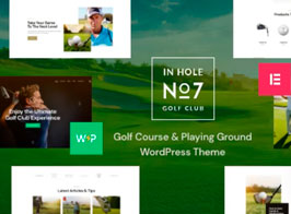N7 | Golf Club & Course Sports & Events WordPress Theme