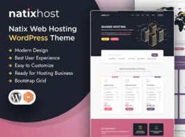 Natix – Web Hosting WordPress Theme