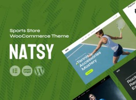 Natsy – Sports Store WooCommerce Theme