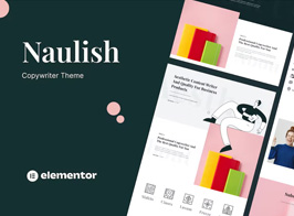 Naulish – Copywriter Elementor Template Kit