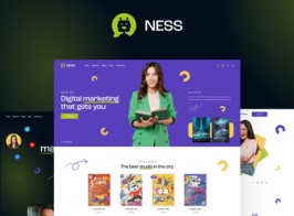 Ness – Marketing Agency & SMM WordPress Theme